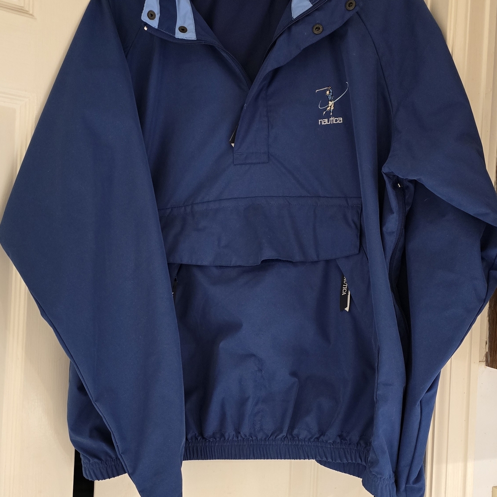 Nautica Blue Pullover Jacket